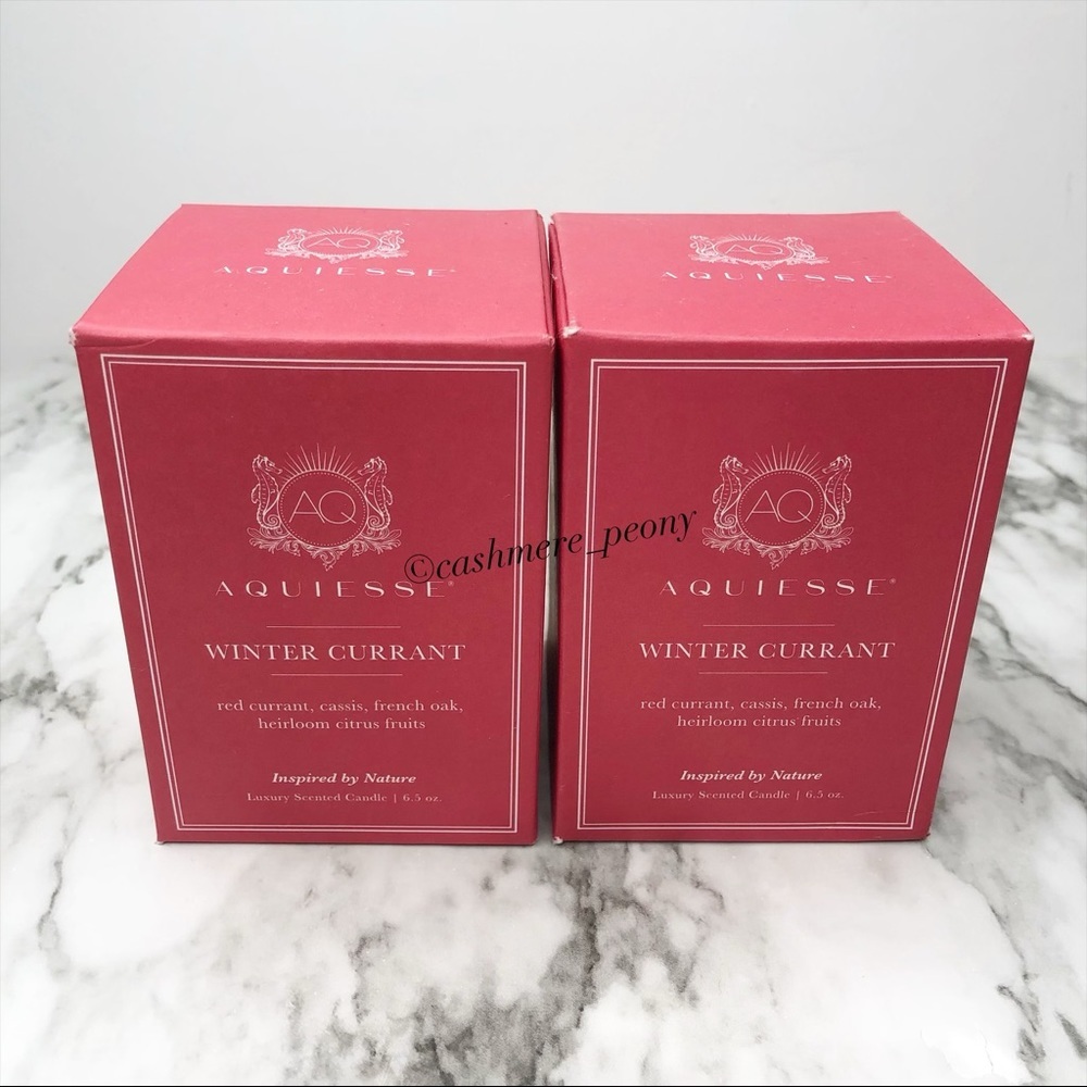 2X Aquiesse Winter Current Candles